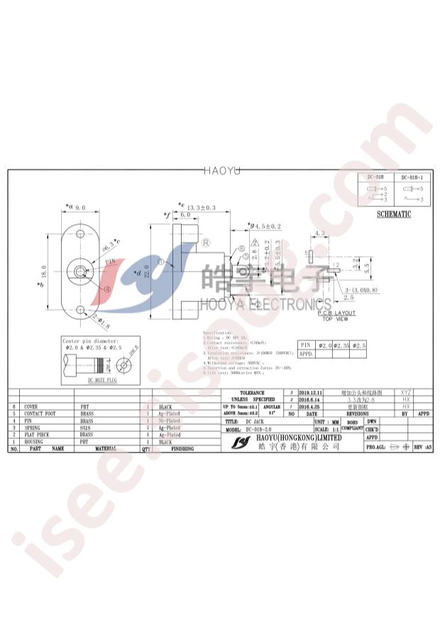 HOOYA DC-018-2.0