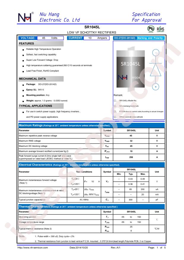 NH SR1045L