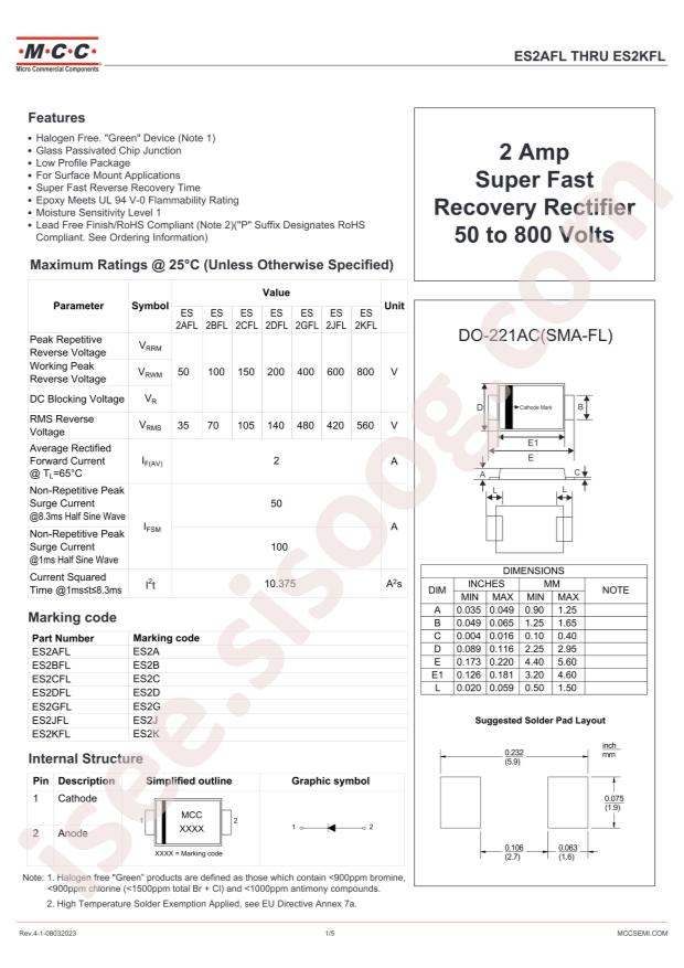 MCC ES2BFL-TP