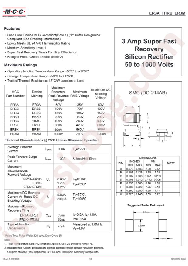 MCC ER3B-TP