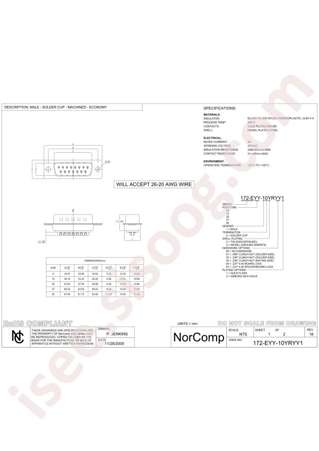 NorComp 172-E50-103R011