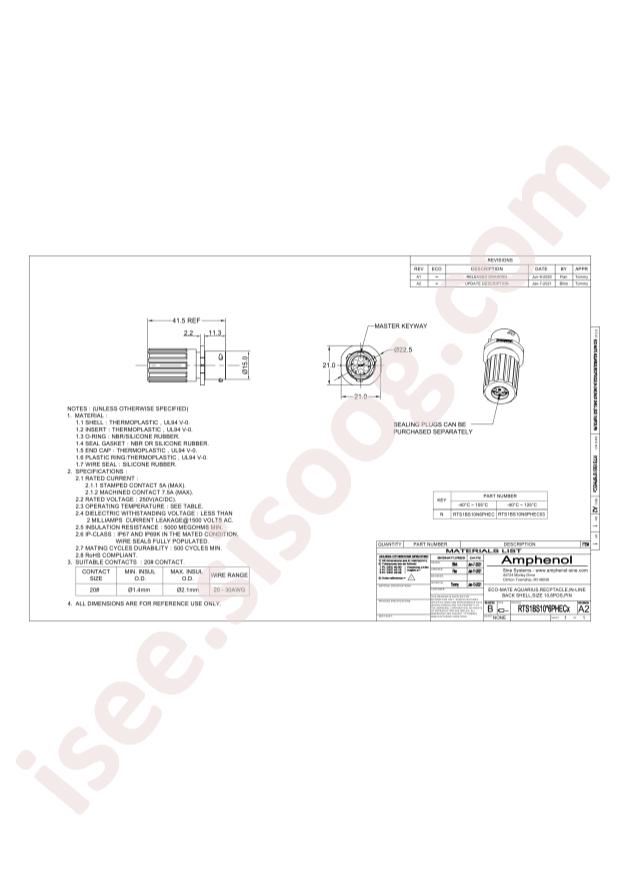 Amphenol RTS1BS10N6PHEC03