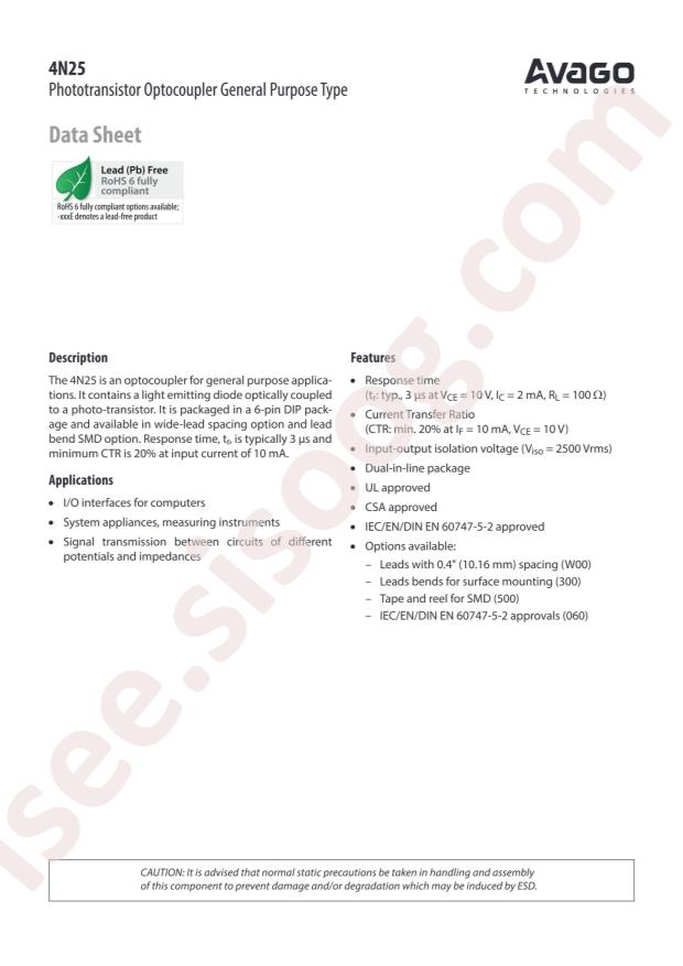 Broadcom 4N25-360E