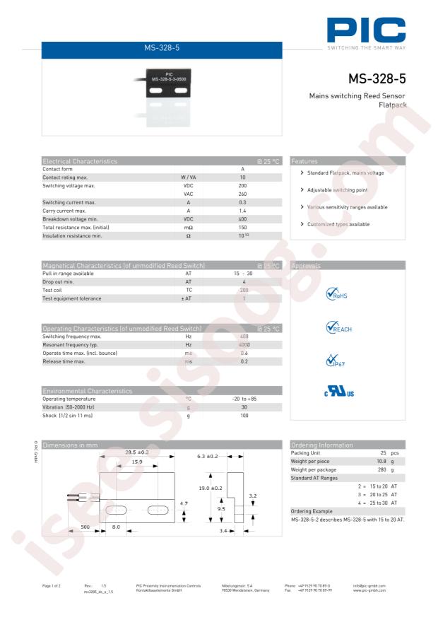 PIC GmbH MS-328-5-3-0500
