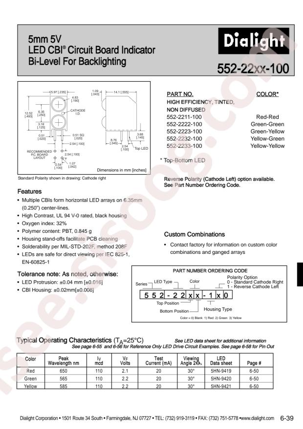 Dialight 5522212100F