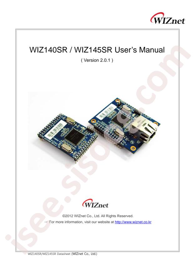 WIZNET WIZ140SR