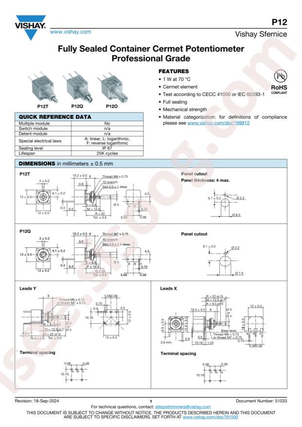 VISHAY P12TAJS474MAB1