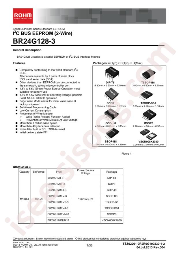 ROHM BR24G128-3