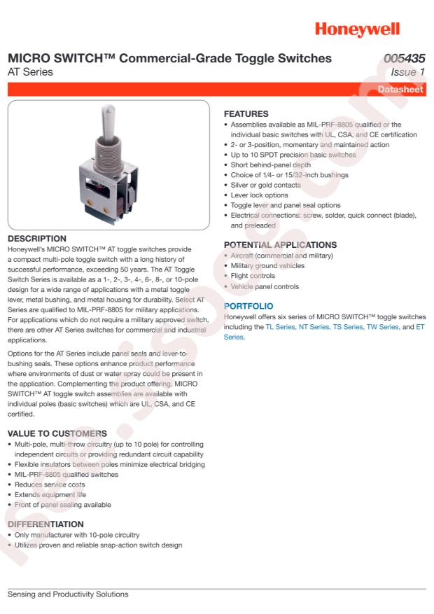 Honeywell 6AT1-T