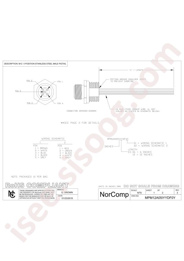 NorComp MPM12A05I06DF01