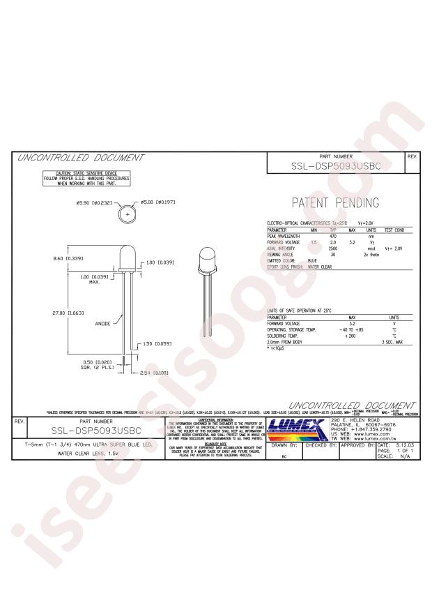 Lumex SSL-DSP5093USBC