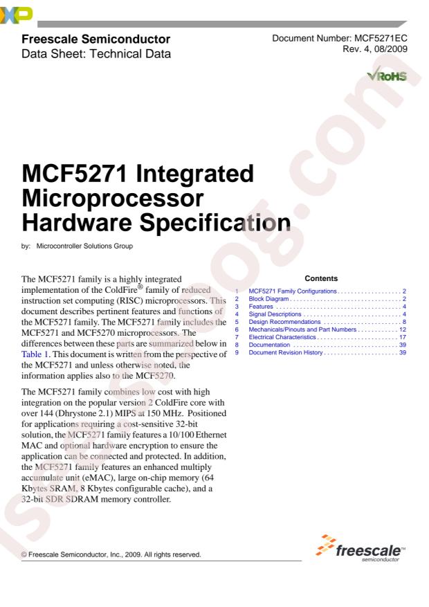 NXP MCF5272VF66J