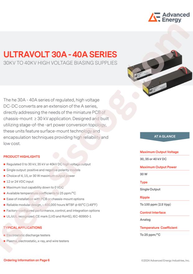 Advanced Energy 40A24-P15-F-M-H