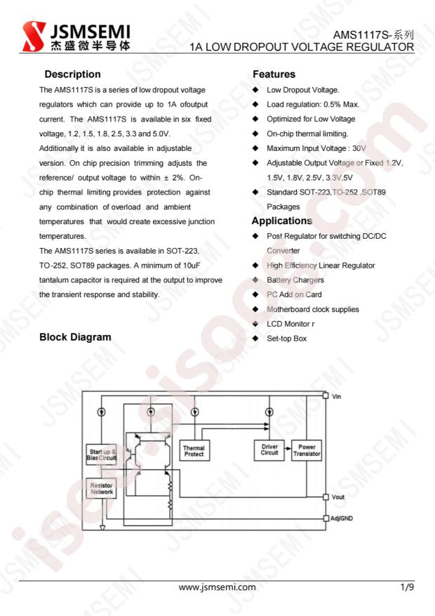 JSMSEMI AMS1117S-5.0