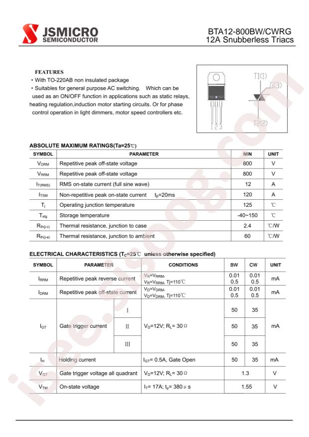 JSMSEMI BTA12-800CWRG