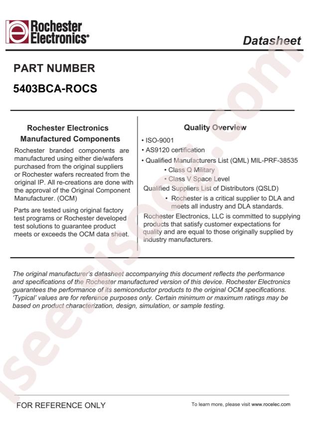 Rochester Electronics 5403/BCA