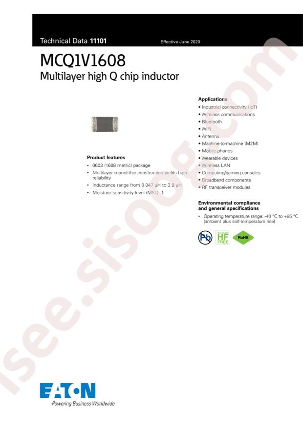 EATON MCQ1V1608-R100-R