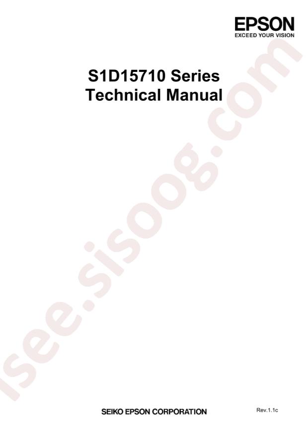 EPSON S1D15710D11B000