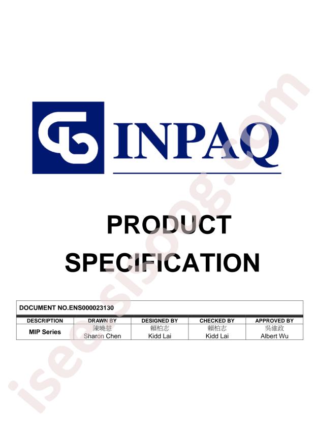 INPAQ MIP20122R2MBEDG