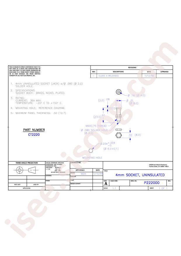 Cal Test CT2220