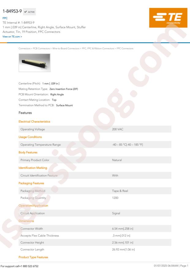 TE Connectivity 1-84953-9