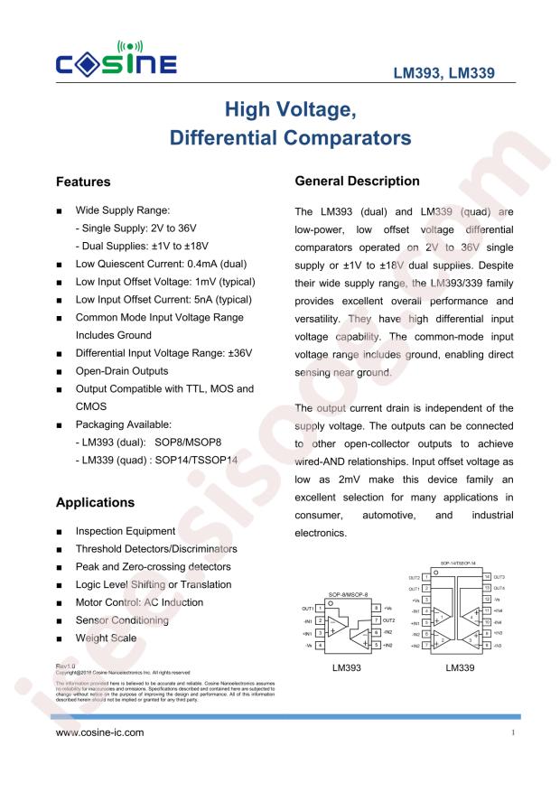 COSINE LM339SR
