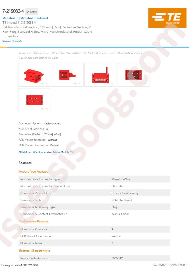 TE Connectivity 7-215083-4
