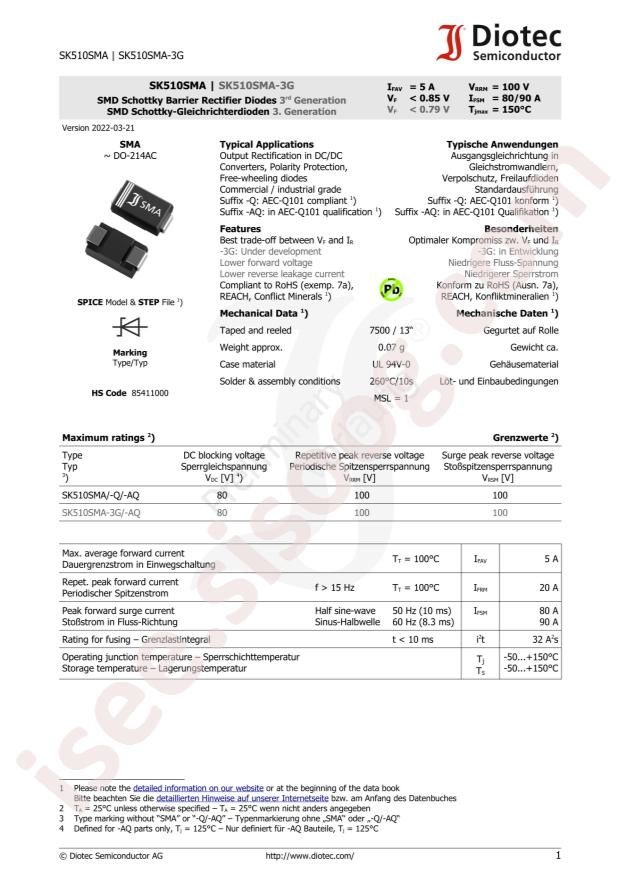 DIOTEC SK510SMA