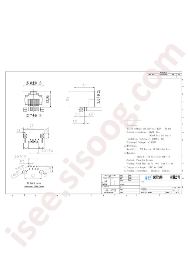 hanxia HX-RJ45 90 5631-1x1 8P8C S