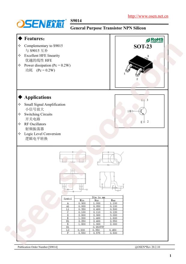 OSEN S9014/J6