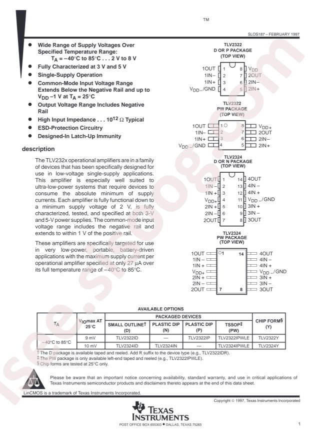 TI TLV2324IDR