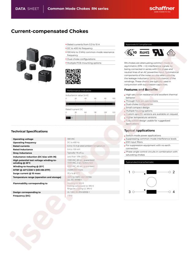 TE / Schaffner RN112-1.2-02-6M8