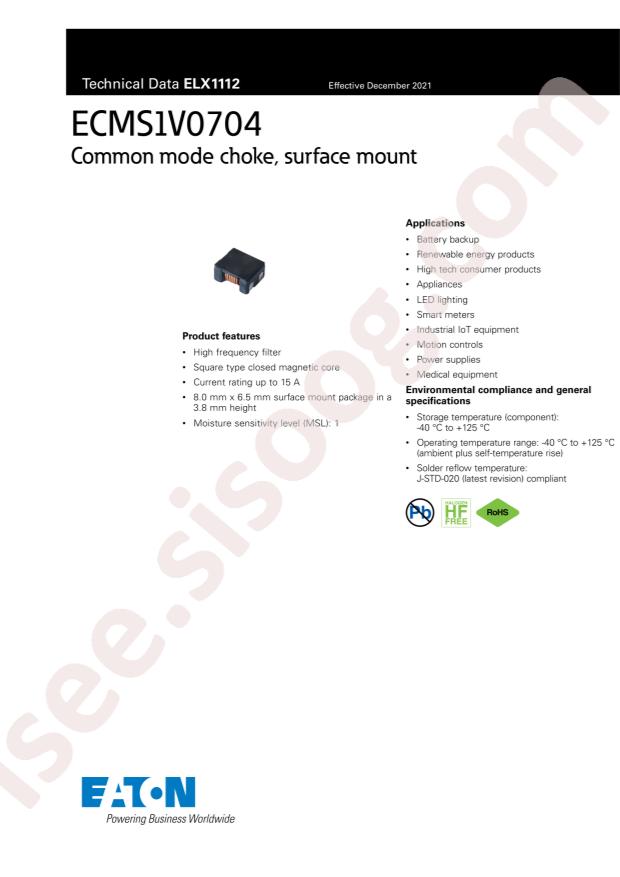 EATON ECMS1V0704-132-R