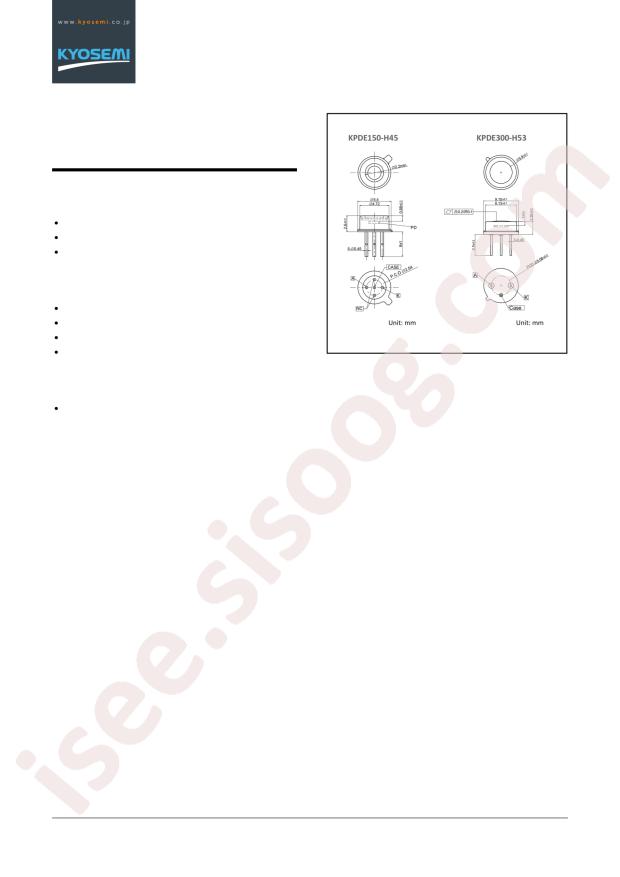 California Eastern Laboratories KPDE300-H53-B