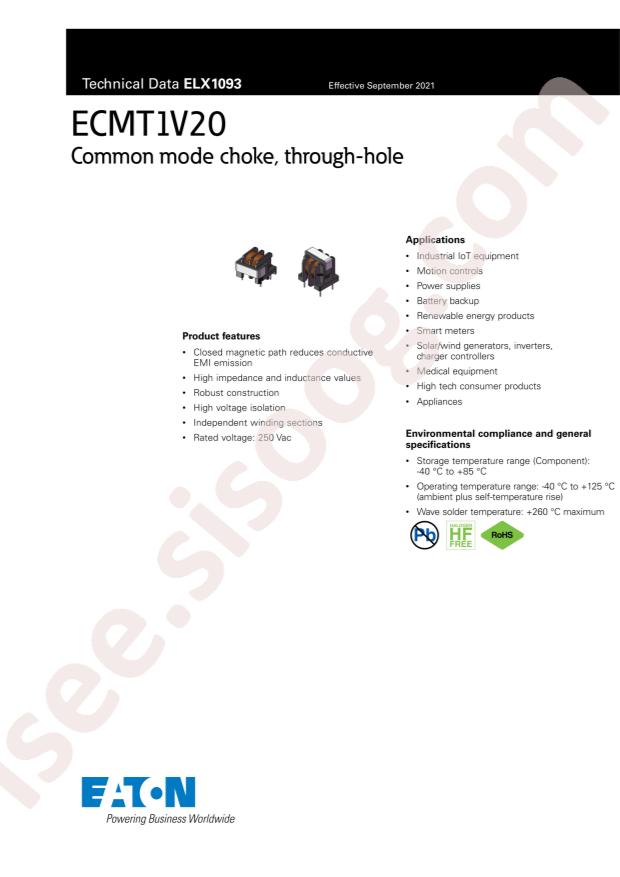 EATON ECMT1V2023S-300-R