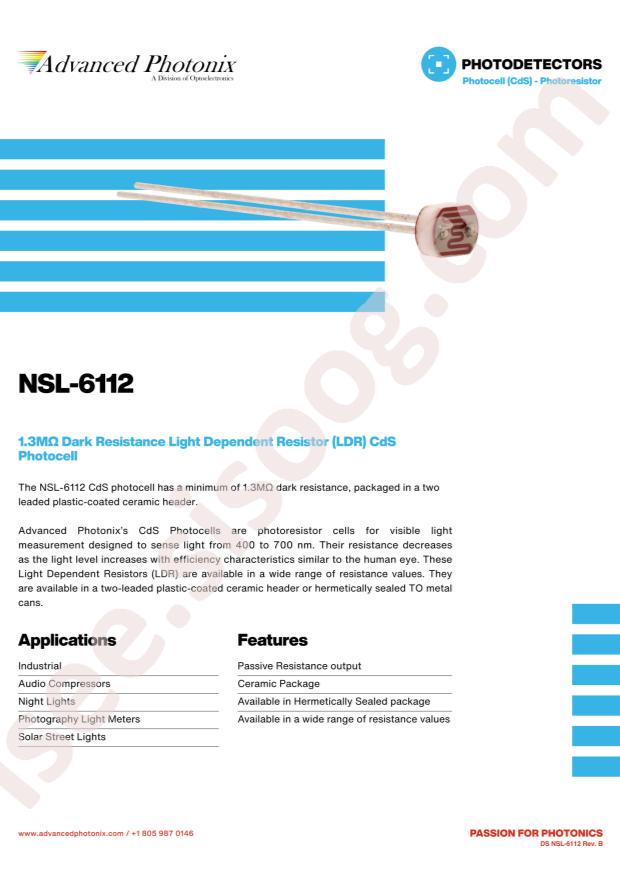 Advanced Photonix, Inc. NSL-6112
