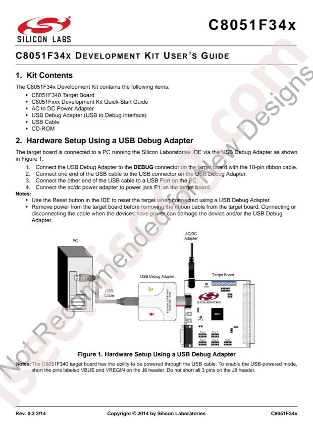 SILICON LABS C8051F340DK