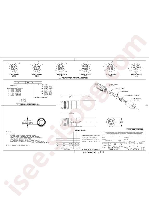 Switchcraft TA5MS15