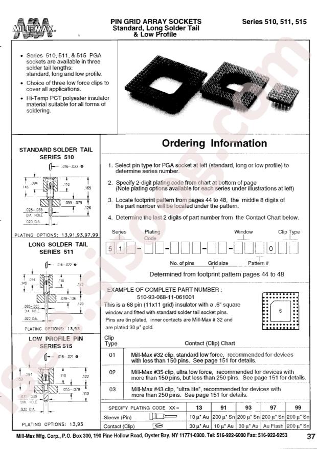Mill-Max Mfg. Corp. 510-93-120-13-061003