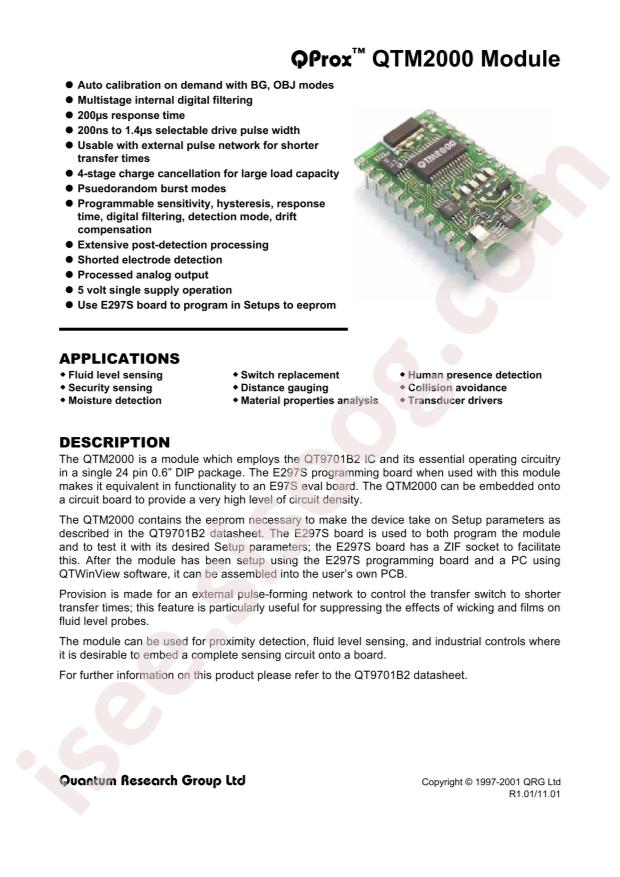 MICROCHIP QTM2000