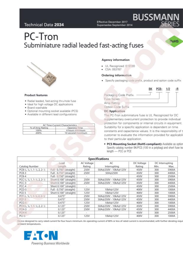 EATON TR/PCB-1-1/2-SD