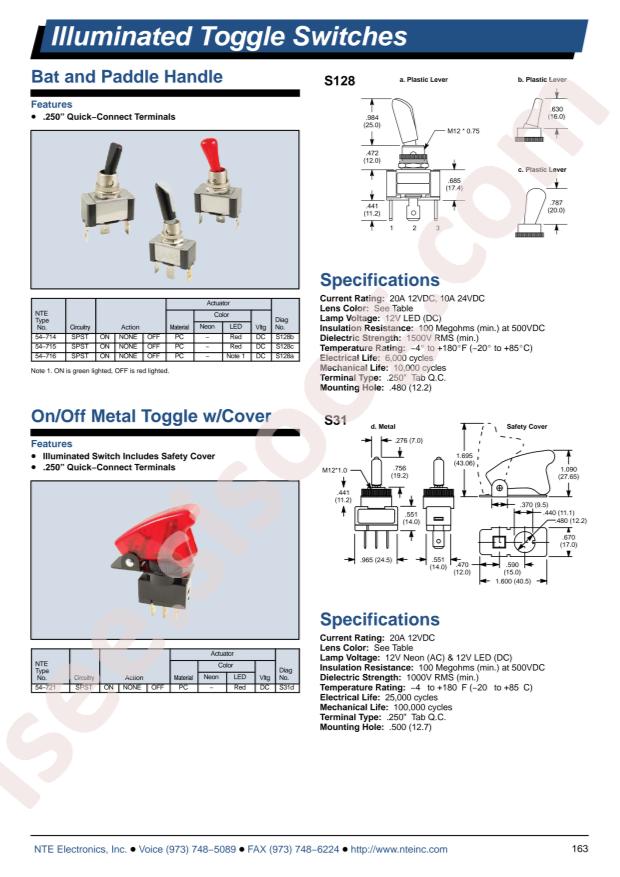 NTE Electronics 54-706-R