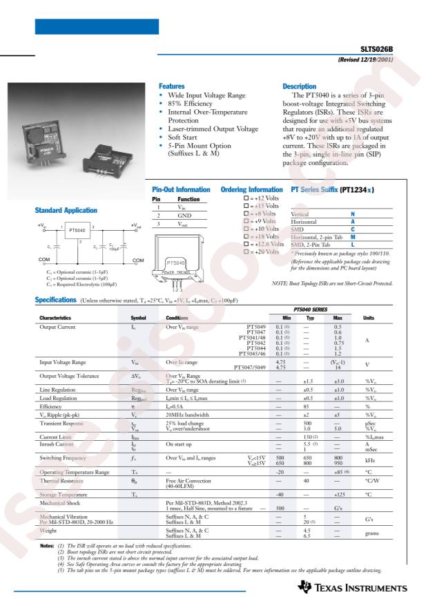 TI PT5041CT