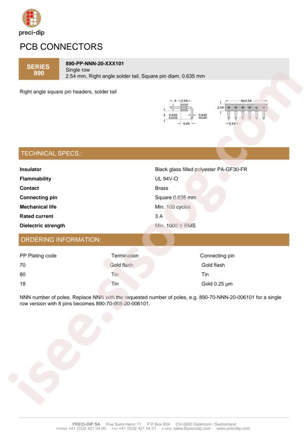 Preci-Dip 890-80-006-20-002101