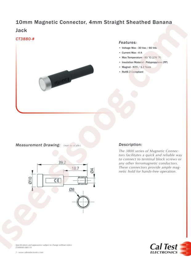 Cal Test CT3880-6