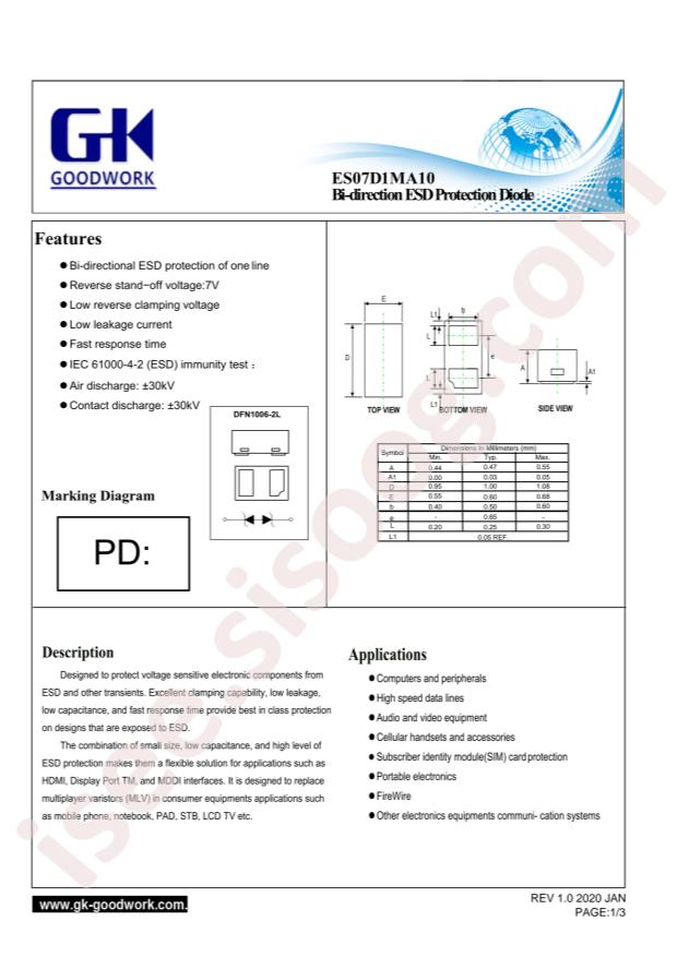 GOODWORK ES07D1MA10