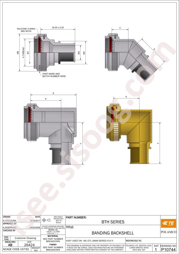TE Connectivity BTH3-17-11-1-ZN-SE
