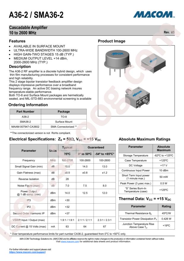 MACOM SMA36-2