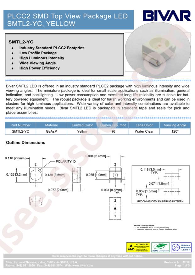 BIVAR SMTL2-YC