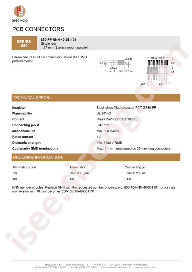 Preci-Dip 850-80-037-40-251101